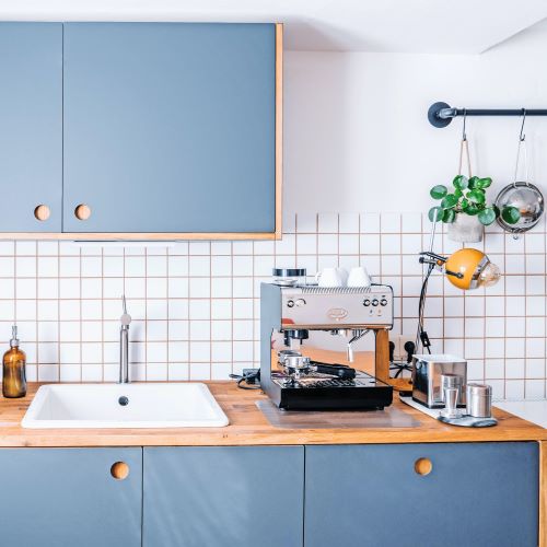 Perfect Blue Paint - Kitchen