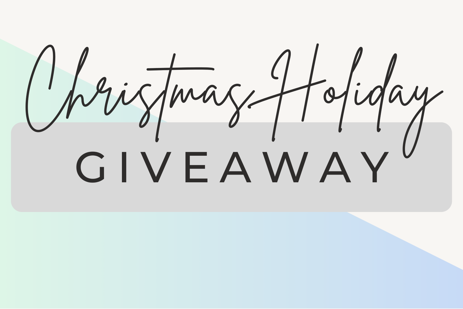 Read more about the article The Great Bloggers Holiday Giveaway and Gift Guide