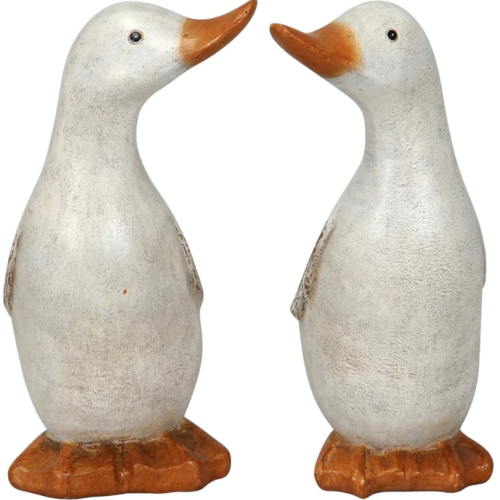 Unusual ornaments for the home - shabby chic ducks