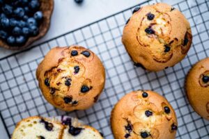 Read more about the article Blueberry and White Chocolate Muffins Recipe