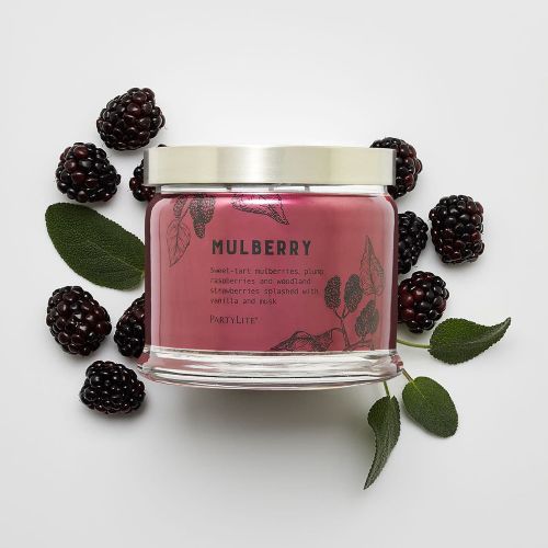 Autumn decor: Mulberry Candle