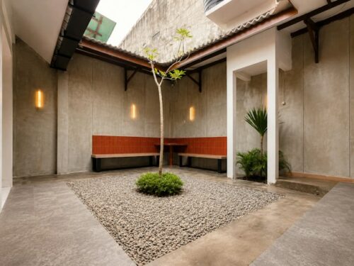 minimal outdoor garden